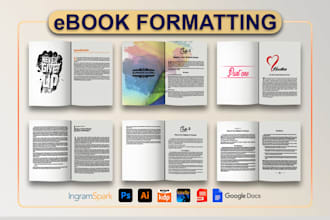 book formatting and book interior design