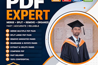 merge, split, compress, organize PDF files professionally
