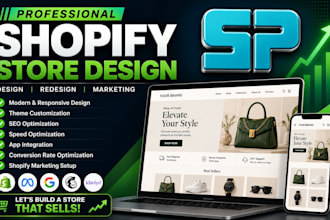 build shopify store design, shopify website redesign, shopify dropshipping, SEO