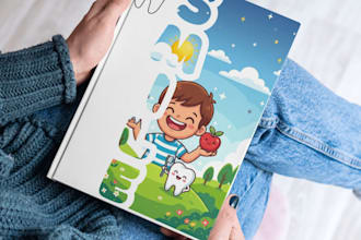 design children coloring book and activity book for KDP