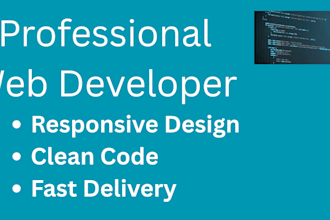 design responsive HTML CSS website