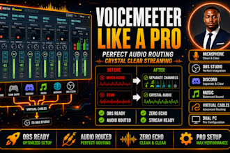 setup voicemeeter banana for obs streaming and audio routing
