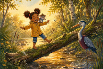 illustrate children storybook illustration with custom art