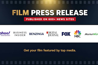 publish film press release article on top indie film PR site