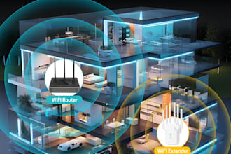 setup home wifi router, configure access points, and extenders