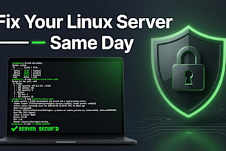fix or setup your linux server fast and secure