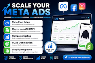 scale your meta facebook ads campaign and install meta pixel