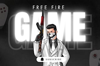 design eye catching gaming youtube thumbnail