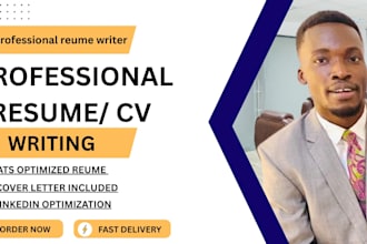 write ats resume, cover letter and linkedin profile