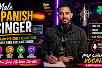 male spanish singer for latin pop song reggae song spanish song for male singer