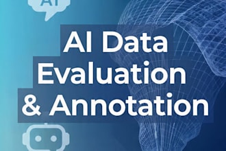 do ai data training, evaluation and data annotation for llms
