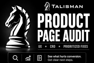 audit and improve your shopify product page