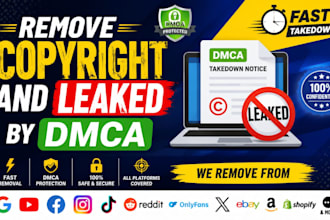 remove copyright and leaked posts under dmca