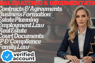 draft court documents, demand letters and legal motions