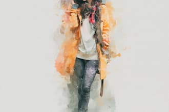draw a professional portrait painting for you, noai