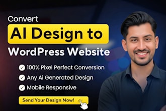 convert your ai website design into an editable wordpress website