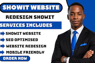 design showit website, customize showit, redesign showit template, update showit