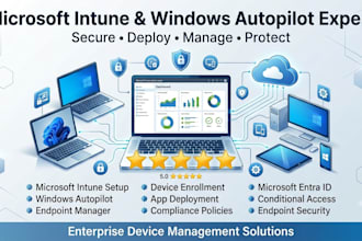 configure a fully functional intune and autopilot platform