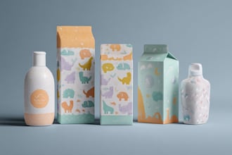 design premium product packaging design, box design