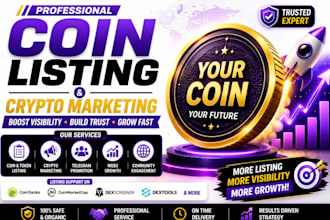 do token listing crypto marketing and telegram promotion
