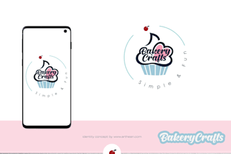 design a delicious chocolate, bakery, sweets, or food logo