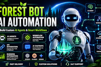 build custom ai agents and automate workflows using forest bot