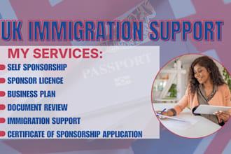 help with UK cos and sponsor licence application, self sponsorship, immigration