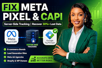 setup meta conversions API server side tracking and fix pixel errors
