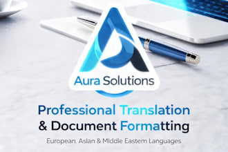 professionally translate and format your documents