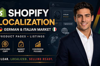 translate and localize shopify product listings into native italian