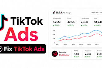 create tiktok ads,manage tiktok ads campaign, and optimize tiktok ads ecommerce