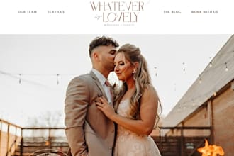 build wix wedding planner website event coordinator website bridal  website