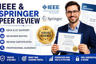 help apply as peer reviewer in ieee springer elsevier for eb1 eb1 visa
