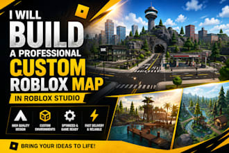 build a professional custom roblox map in roblox studio