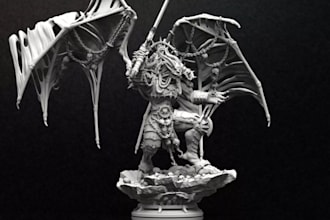 modify 3d nomad stl,fantasy demon miniature,resin print,nsfw character,3mf file