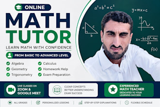 teach mathematics online for grade 1 to higher