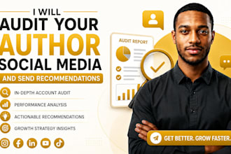 be your author social media manager and content creator