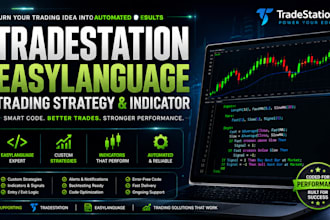 develop tradestation easylanguage trading and indicator