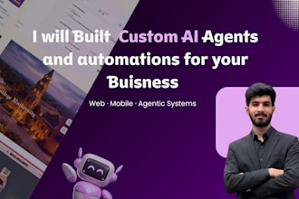 build custom ai agents, chatbots, and automation for your business