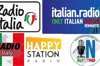 officially play your song and ads on top, italy radio live