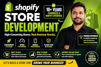 create a professional shopify store that converts