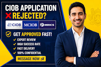 write and review your ciob, mciob, fciob and mrics professional application