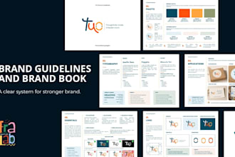 create brand guidelines and brand book for your business