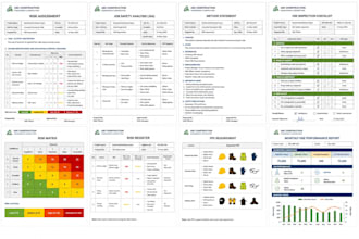 create a professional hse risk assessment and jsa for your project