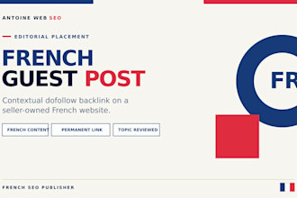 publish a french guest post with a dofollow backlink