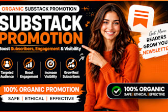 organic substack page link newsletter promotion to boost subscribers engagement