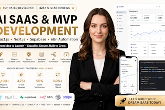 build ai saas mvp react js next js n8n automation lovable ai website supabase