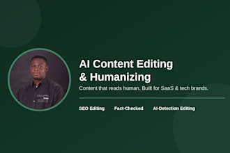 humanize and edit your ai generated content for saas brands