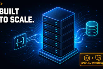 be your node js developer for scalable backend apis