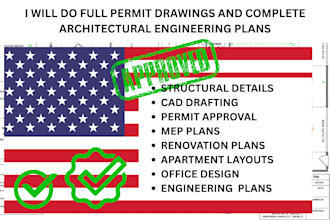 do full permit drawings and complete architectural engineering plans